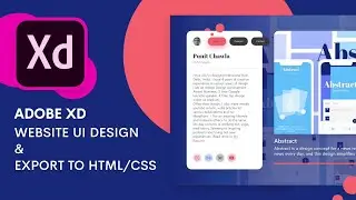 Register Design Page Using Adobe XD for a basic Beginner
