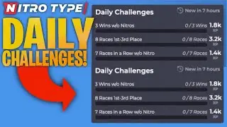 Nitro Type Daily Challenge Update LEAKED! Nitro Type XP System REVEALED!