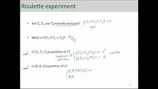 Probability Modeling - Mutually Exclusive and Partition Example