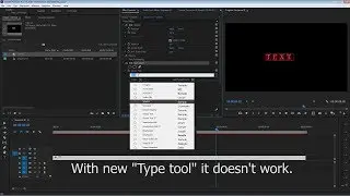 Adobe Premiere CC2018 (v.12.1.1) Bugs