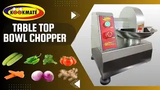 50 kg/ hour Table Top Vegetable Bowl Chopper Machine | Bufallo Chopper | Onion Cutter & Chopping