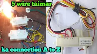 whirlpool washing machine 5 wire timer connection | 5 wire timer connection | timer ka connection