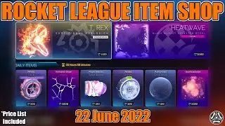 ROCKET LEAGUE ITEM SHOP | JUNE-22-2022 | SEASON 7 ROOKIE PACK