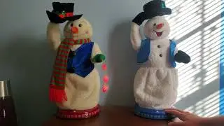 2 Song and 1 Song Spinning Snowflake Snowman Duet
