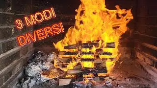 COME ACCENDERE IL FUOCO 3 modi diversi