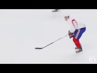 Hamilton Bulldogs practice in Montreal