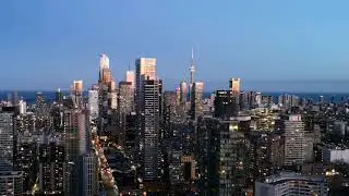 Toronto Skyline May 2020 time lapse