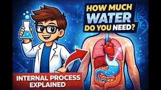How Water Is Absorbed in the Human Body #bodycare #bodyscience #waterintake #humanity #humanbody
