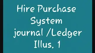 Advanced Accounting Kalyani Publications Hire Purchase system-illustration1Journal Entries & Ledger