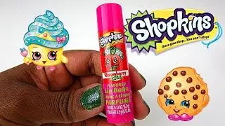 Shopkins Lip Balm Unboxing & Review! Awesome Strawberry Shopkins Lip Gloss