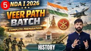 NDA I 2026 VEER PATH BATCH | Rigvedic Age + jainism + buddhism | Live Class | Prabhakar Sir |