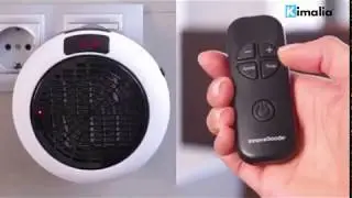CALEFACTOR CER&Aacute;MICO DE ENCHUFE CON MANDO A DISTANCIA WHITE HEATER 600W