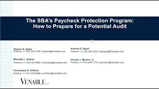 The SBA's PPP: How to Prepare for a Potential Audit
