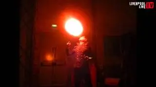 Fire Dancing in front of the Liverpool Live stage at Threshold 2012