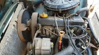 Motor Ap 1.8 etanol ligando a ventoinha  em um Del Rey Belina 90