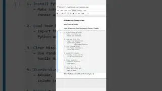 Automate Data Cleaning in Excel with Python & Pandas 