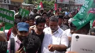 pappu yadav ka vidhan sabha gherao 2019
