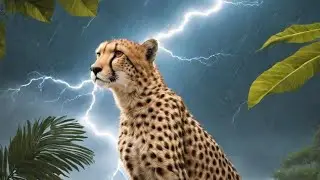 Der Gepard und die zwei Blitze || Ein M&auml;rchen von Max Schmidt