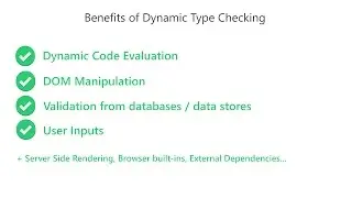 ObjectModel : Dynamic vs Static Type Checking - Comparison with TypeScript