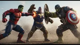HULK SPIDER MAN vs HULK CAPTIAN EPIC BATTLE! However, THANOS Unexpected SAVE Changes Everything!