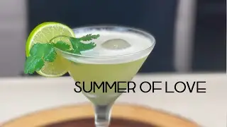 SUMMER OF LOVE || Easy Gin Cocktail that is a perfect summer cocktail recipe