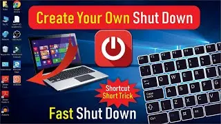 Quickly Shutdown Laptop with Shortcut key | How to Create Shutdown Shortcut in Windows 10/Windows 11