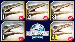 NEW ONE-ARMED BARYONYX MAX LEVEL 40 FEEDING (JURASSIC WORLD THE GAME)