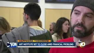 Anxious Art Institute students scramble after school suddenly closes