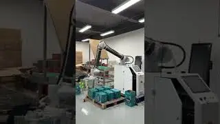 Robotic Palletizer with Sleep Sheet Place Function