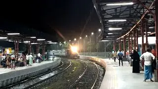 Night king 748 Simanta Express train  Beautiful cave Entry in Poradah Railway Station