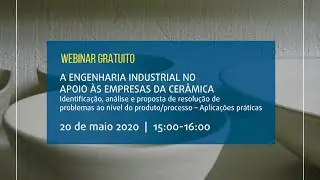 A Engenharia Industrial no Apoio &agrave;s Empresas da Cer&acirc;mica