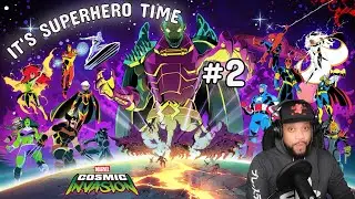 LET'S PLAY MARVEL COSMIC INVASION - IT'S SUPERHERO TIME! PART 2