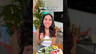 Trying to sing in Finnish🇫🇮: Ievan polkka laulu 🥹 #suomi #finland #ievanpolkka