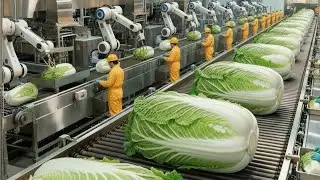 200,000 LB Per Day - The INSANE Speed of Modern Kimchi Factory