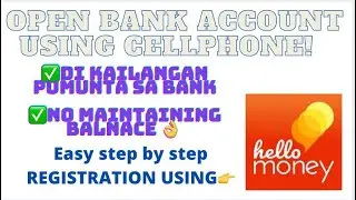 How to Open an Account in Hello Money app by Aub