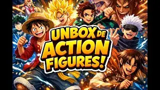 ✅ PRIMEIRA LIVE DO ANO! UNBOX DE ACTION FIGURES DE ANIMES! ✅