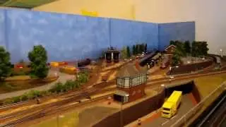 modelspoorgroep de Nieuwe Waterweg op de Brandersfeesten Schiedam