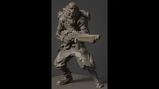3D Coat QuickSketch: GunGuy 1