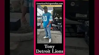 DIEHARD DETROIT LIONS FAN FOR 40 YEARS! BARRY SANDERS BILLY SIMS LEM BARNEY! ESPN NFL FAN TOM GROSSI
