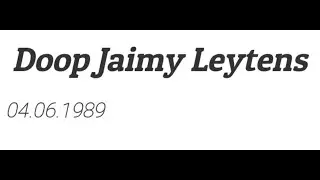 Jaimy Leytens 1989 Doop