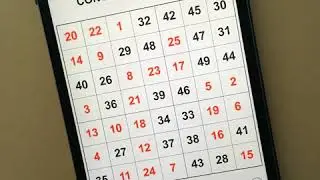 CONCENTRATION GRID - MENTAL FOCUS GRIDS (MENTAL SKILLS TRAINING EXERCISE)