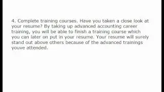 Advanced Accounting Career Training 696789