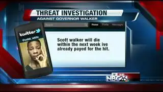 Police Investigate Death Threats Aimed at Governor Walker