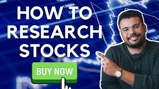How To Research Stocks BEFORE Investing |  Beginner Walkthrough