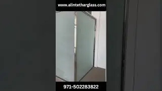 Glass Office Partition in dubai #glasses #glassworkshop #glassworks