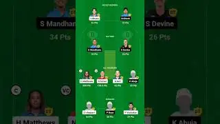 MI-W vs RCB-W🏏 TATA WPL #wpl #womenipl2023 #dream11 #fantasy #cricket #predictions #viral#shorts