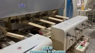 4 Spindle CNC Milling and Turning Center for Solid Wood Chair Legs, 2 work stations easy production