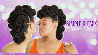 QUICK, SIMPLE Updo On Type 4 Natural Hair