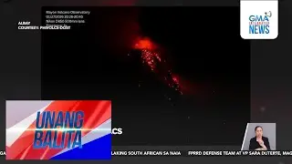 Bulkang Mayon, patuloy na nagbubuga ng lava at uson | Unang Hirit