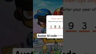 Avatar ID Free Code #avatarworld